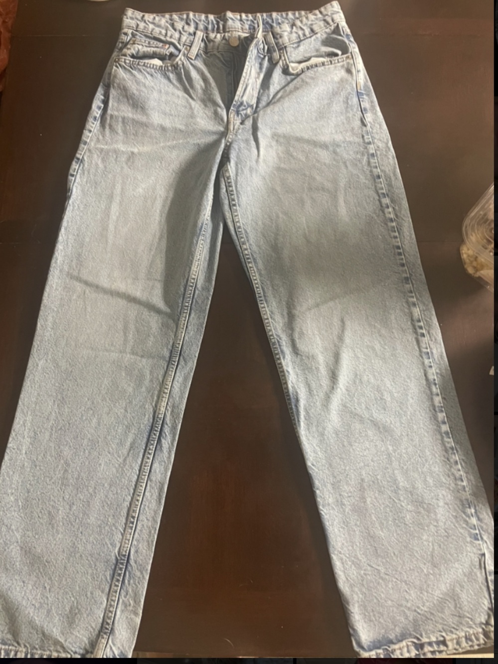 Light Blue Straight-Leg Women’s Jeans